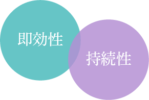即効性/持続性